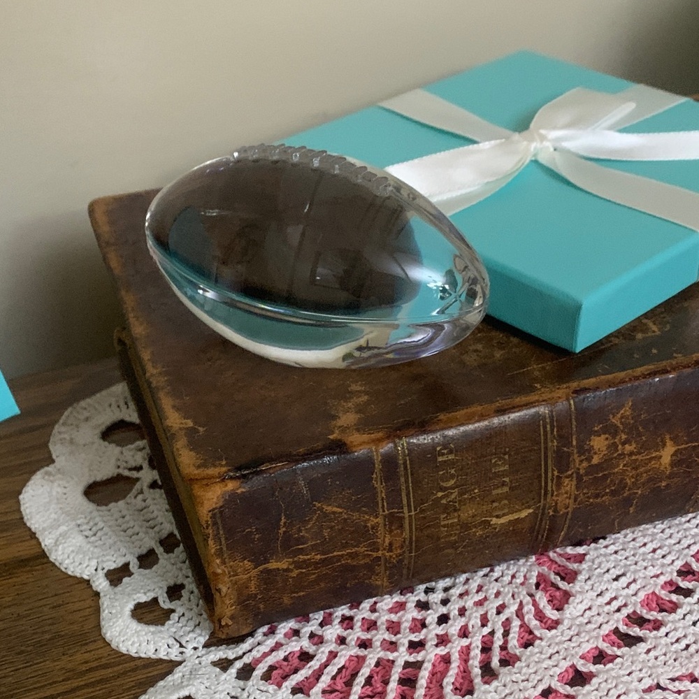 Tiffany  Football Paperweight 518